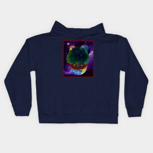 Tree In Space Kids Hoodie